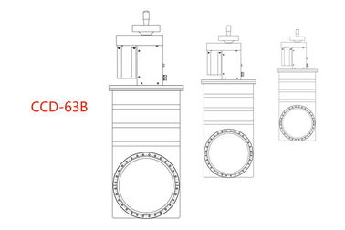 Professional Vat Vacuum Valves  High Grade 1E+5-1E-7 Pa Application Range